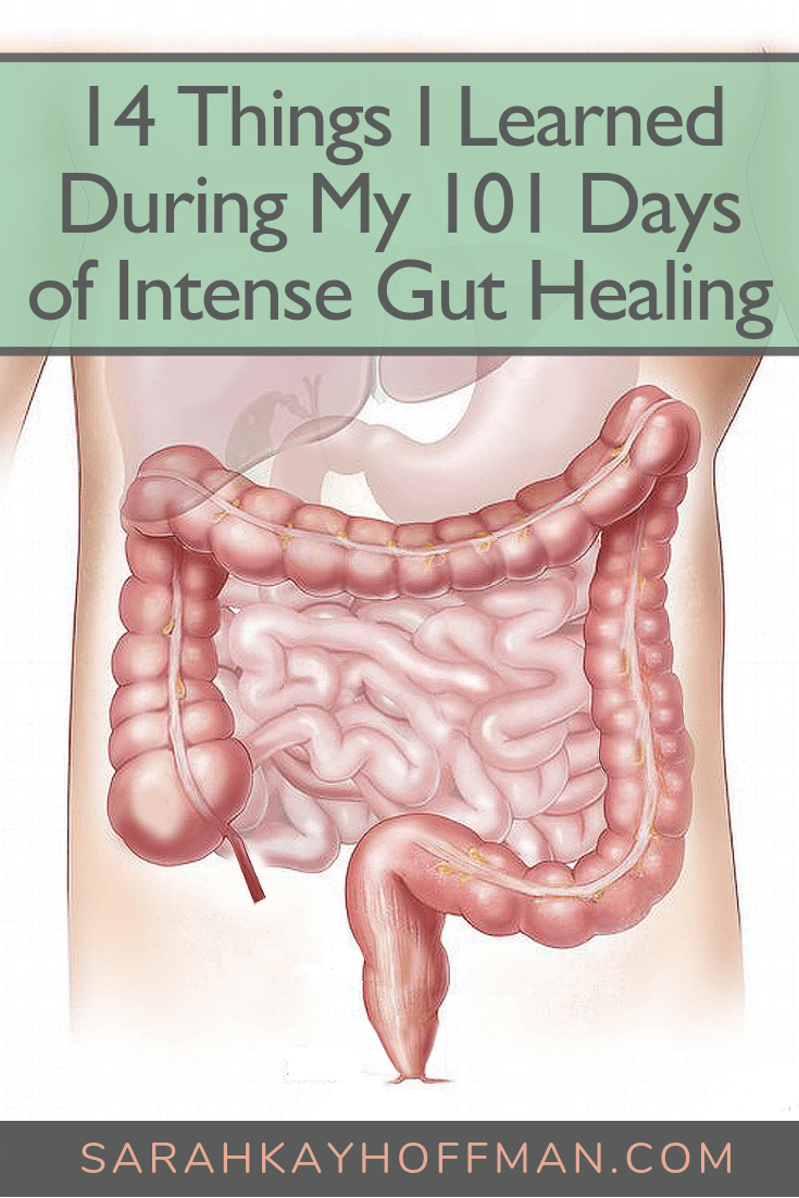 14 Things I Learned During My 101 Days of Intense Gut Healing www.sarahkayhoffman.com health #guthealth #healthyliving #ibs #ibd