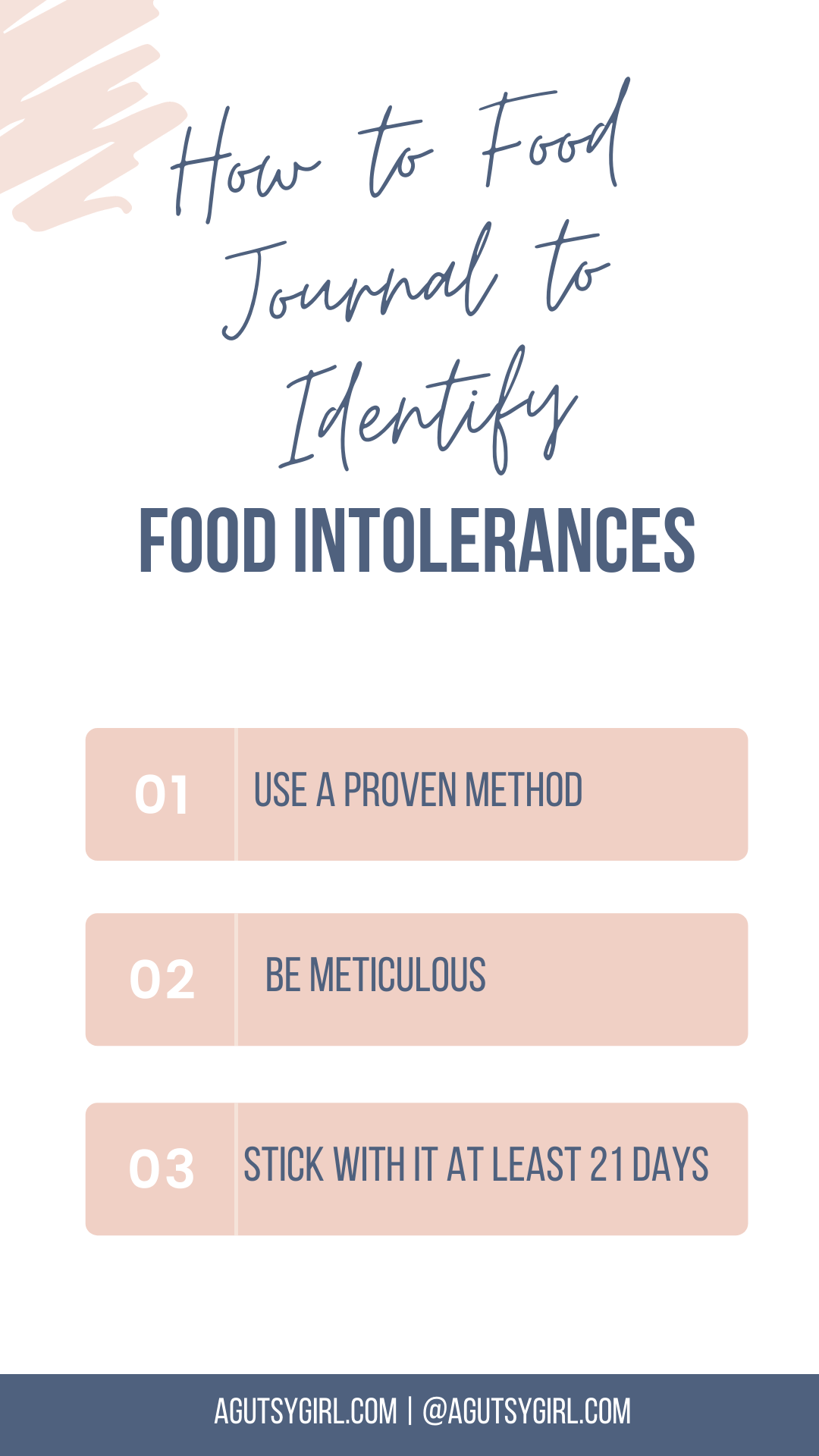 How to Food Journal to Identify Food Intolerances agutsygirl.com #foodjournal #eliminationdiet #foodjournaling #healthlog #guthealth