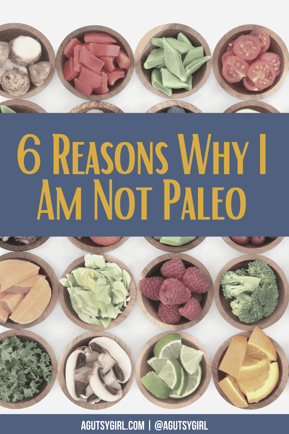 6 Reasons Why I Am Not Paleo agutsygirl.com #paleo #guthealth #paleodiet