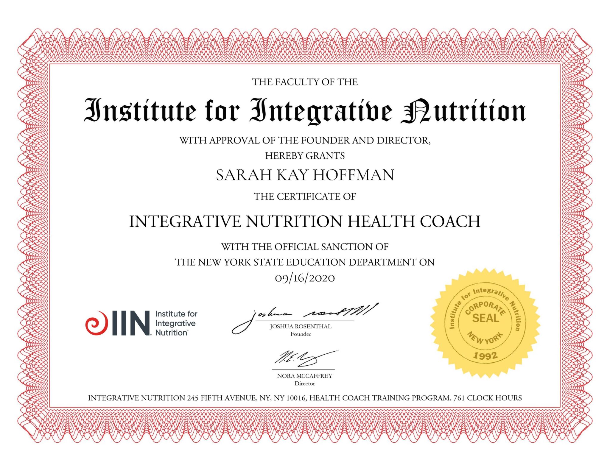 Institute for Integrative Nutrition FAQ - A Gutsy Girl®