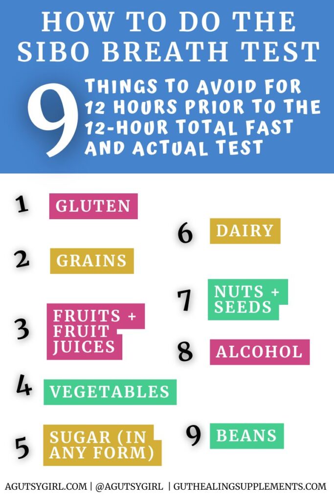 How to do the SIBO breath test with A Gutsy Girl agutsygirl.com