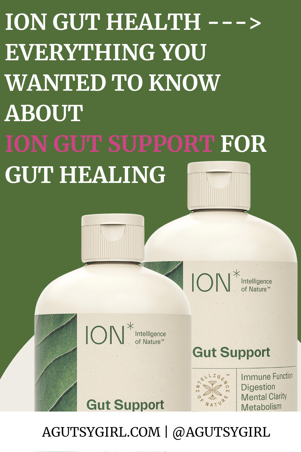 ION Gut Support agutsygirl.com #ion #ionbiome #inflammation