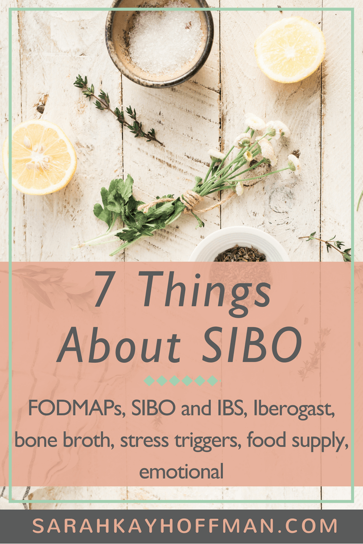 SIBO is Real www.sarahkayhoffman.com and 7 things about SIBO