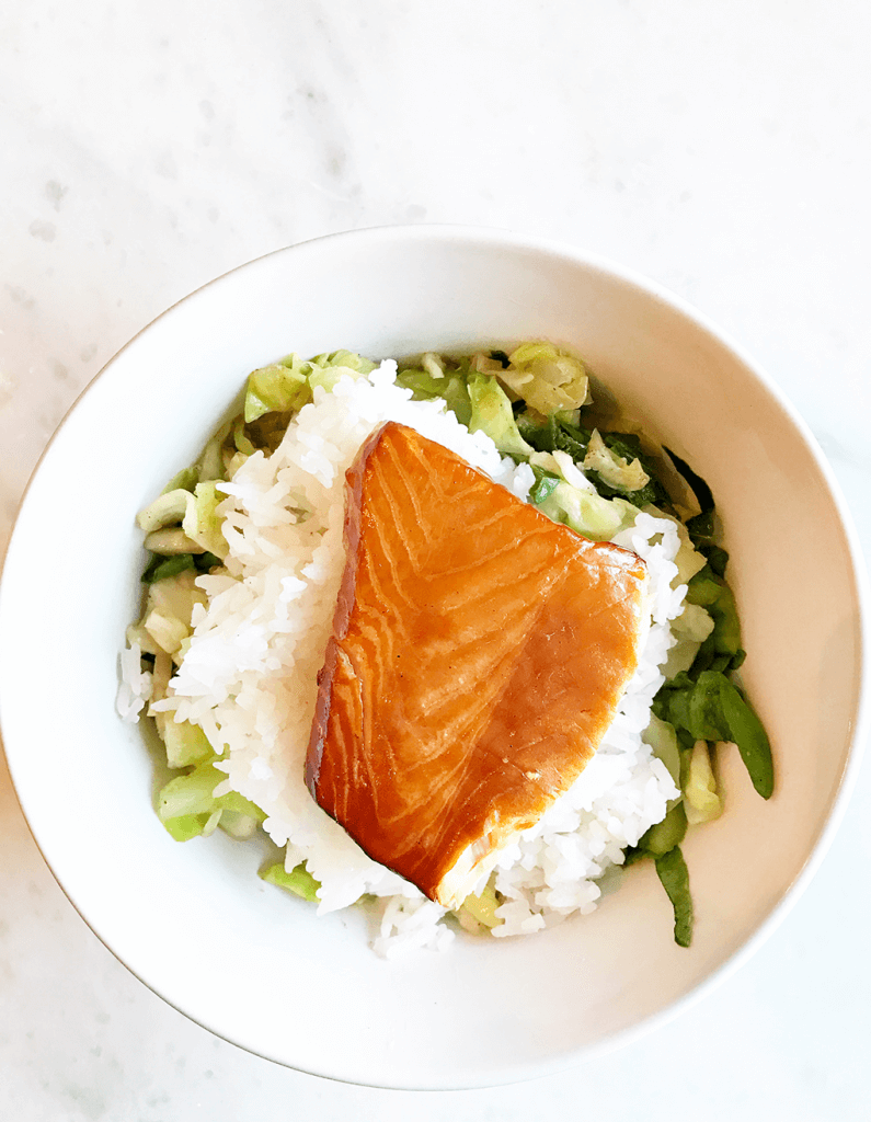 My Favorites Issue 1 Smoked Salmon Bowl agutsygirl.com