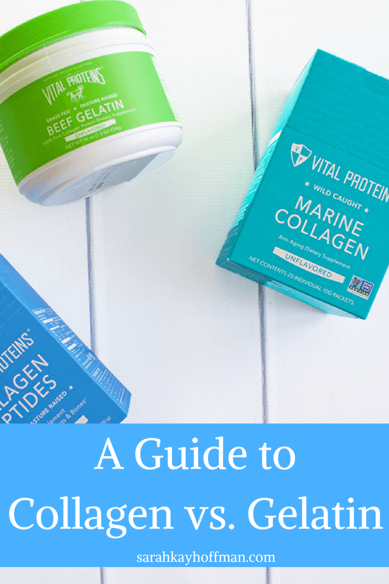 collagen vs gelatin powder