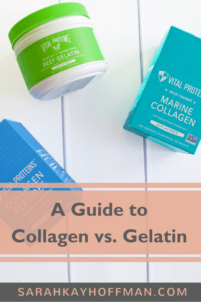 collagen vs gelatin supplement