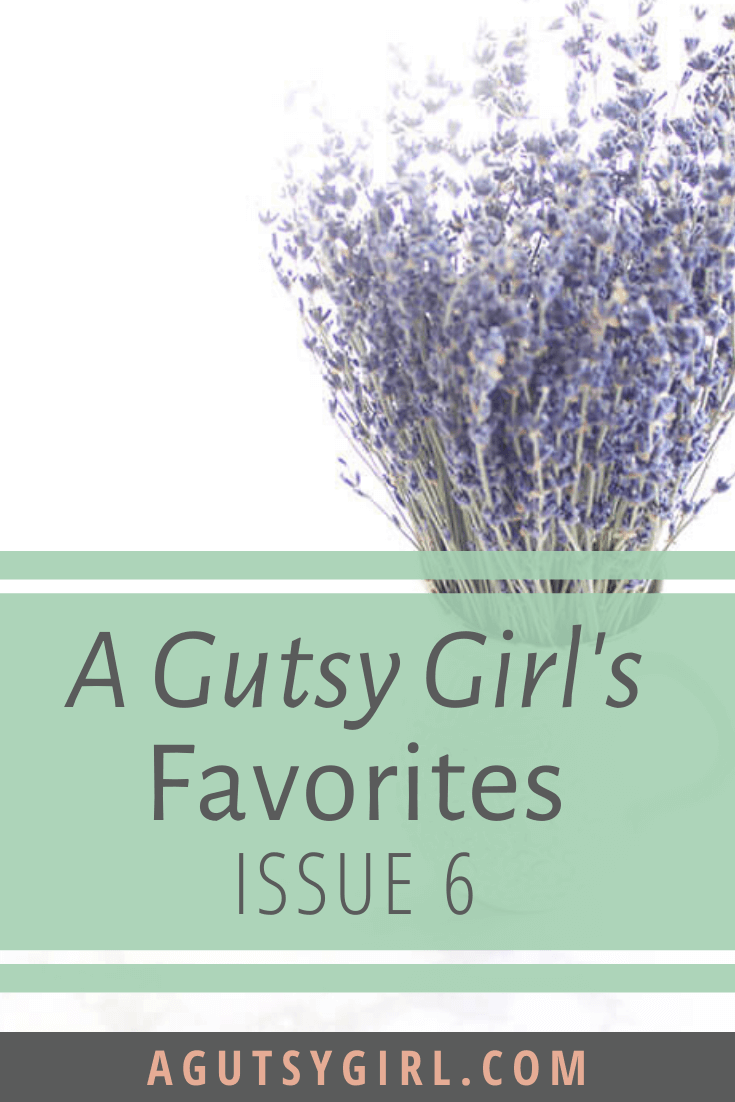 A Gutsy Girl's Favorites Issue 6 agutsygirl.com #healthyliving #favoriteproducts #guthealth