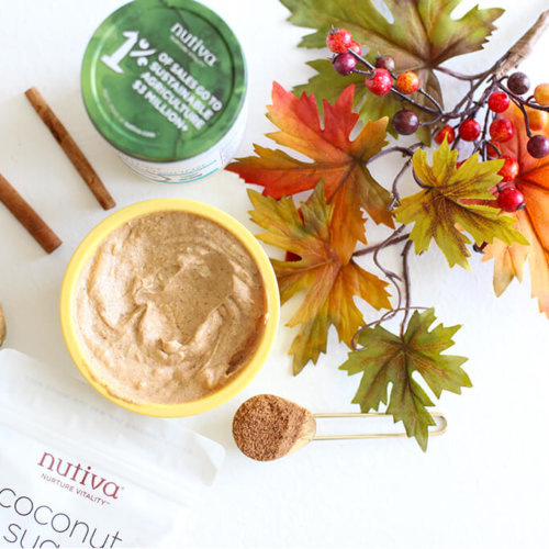 Gluten Free Recipe Roundup Four agutsygirl.com Pumpkin Spiced Whipped Cream Nutiva Organic Coconut Sugar