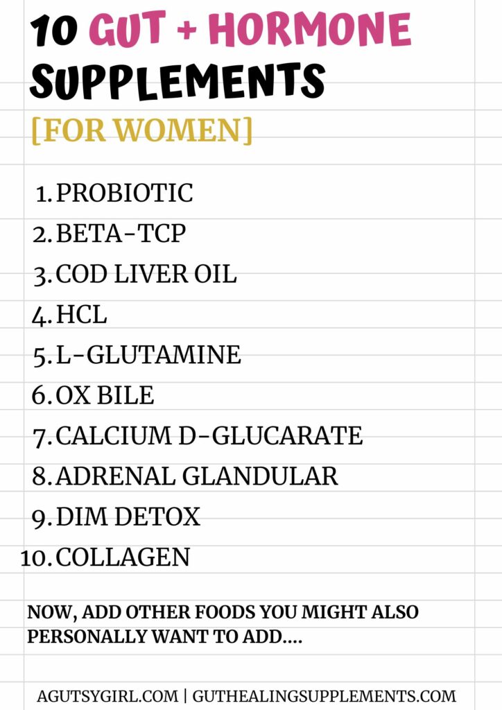 10 gut and hormone supplements women agutsygirl.com