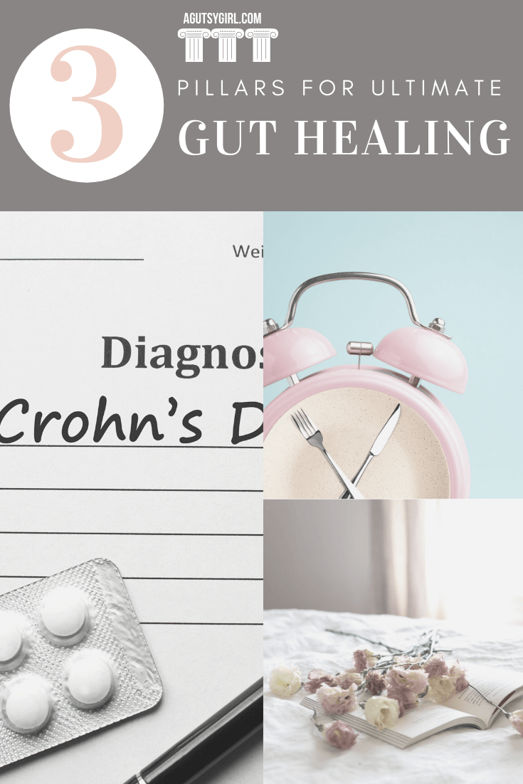 3 Pillars for Ultimate Gut Healing agutsygirl.com #medical #guthealth #diet #healthyliving