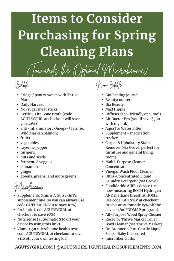 Items to Consider Purchasing for Spring Cleaning Plans