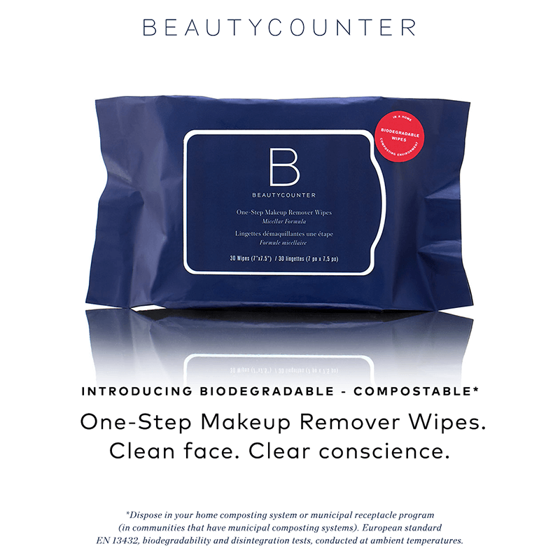 One Step Makeup Remover Wipes www.sarahkayhoffman.com Beautycounter