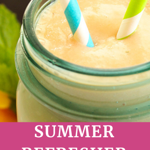 Summer Refresher Smoothie agutsygirl.com