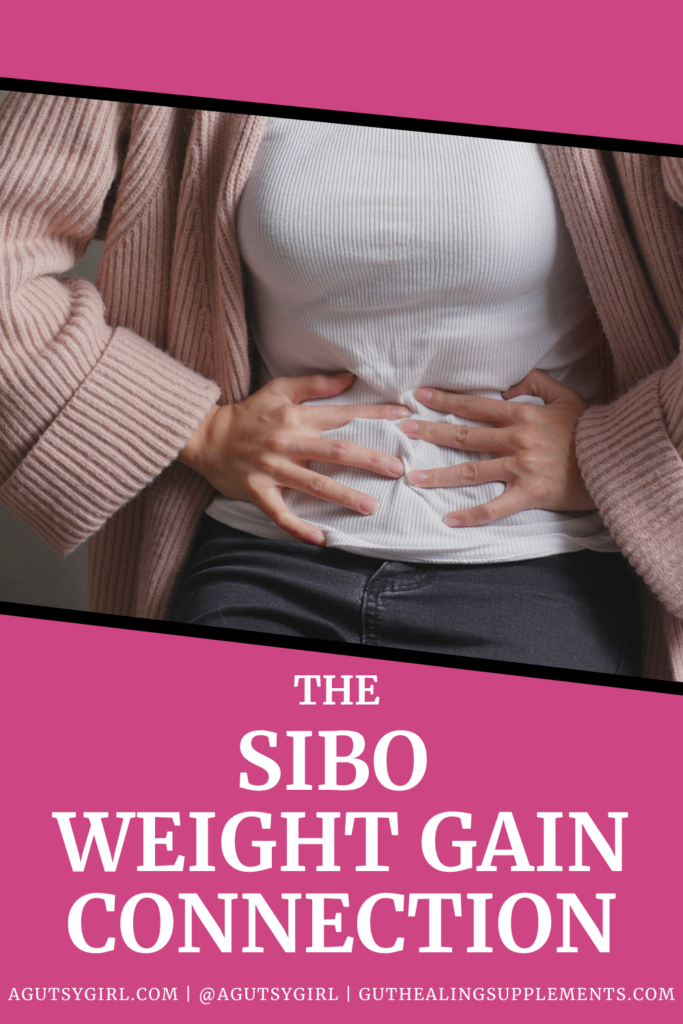How to Lose Weight with SIBO (The SIBO Weight Gain Connection) agutsygirl.com #SIBO #weightgain