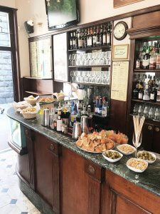 Kilometer Zero www.sarahkayhoffman.com Aperitivo bar setup #travel #italy #glutenfree