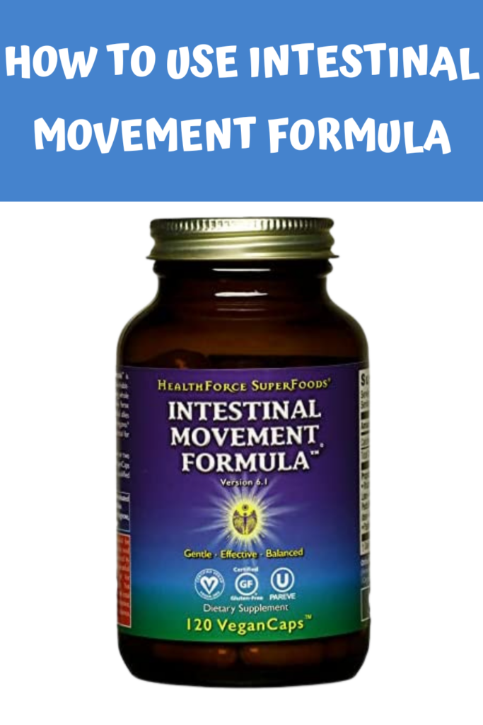 How to Use Intestinal Movement Formula agutsygirl.com