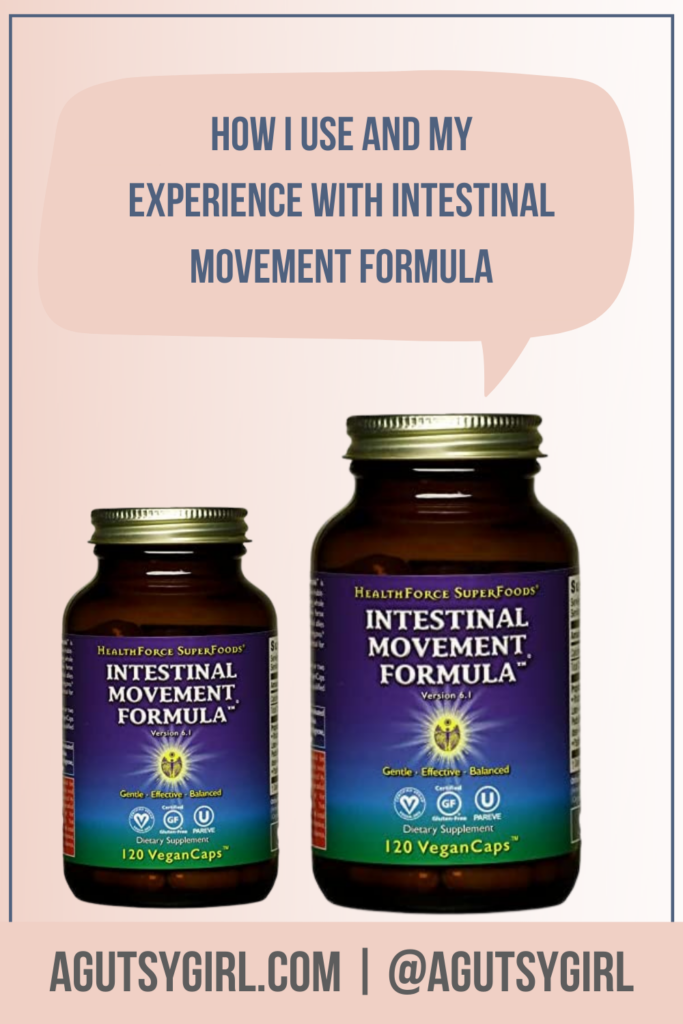 Intestinal Movement Formula agutsygirl.com #intestines