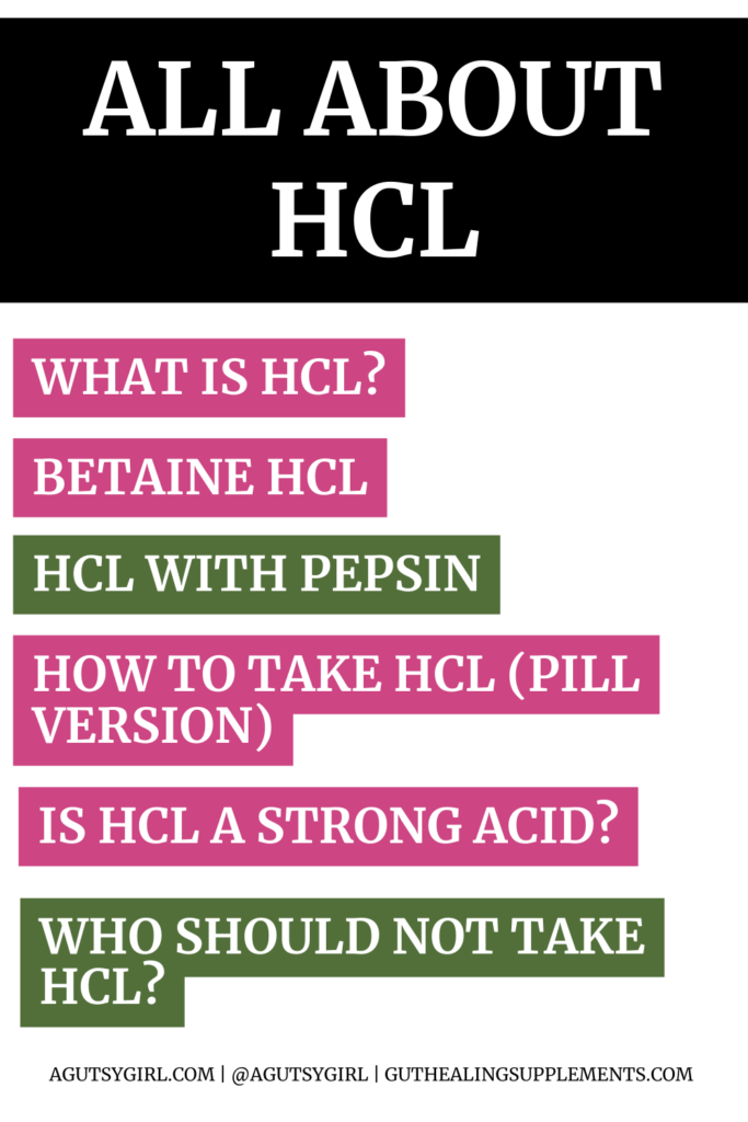 All About HCL agutsygirl.com #hcl #stomachacid #bloat