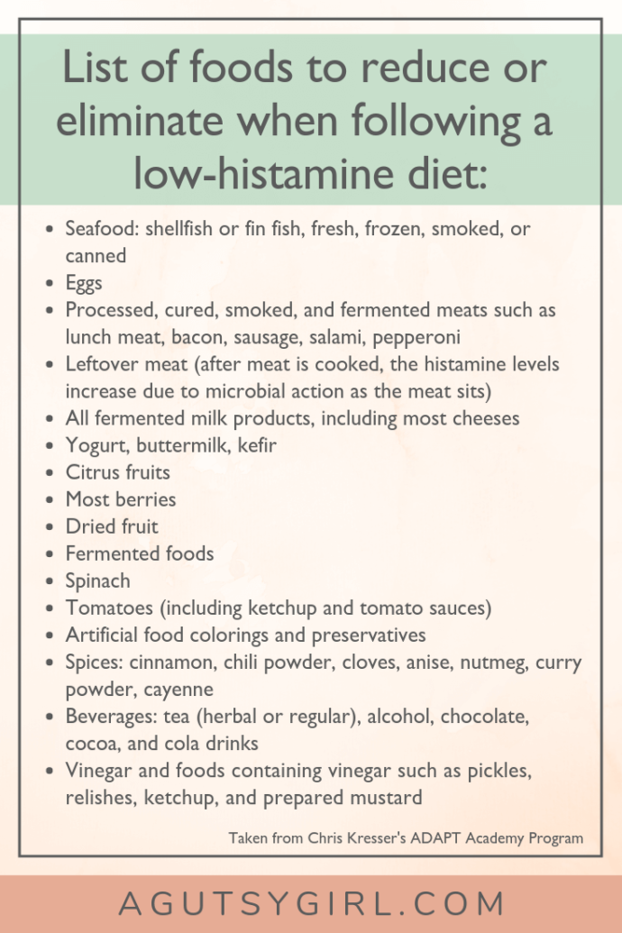 Histamine Intolerance - A Gutsy Girl®