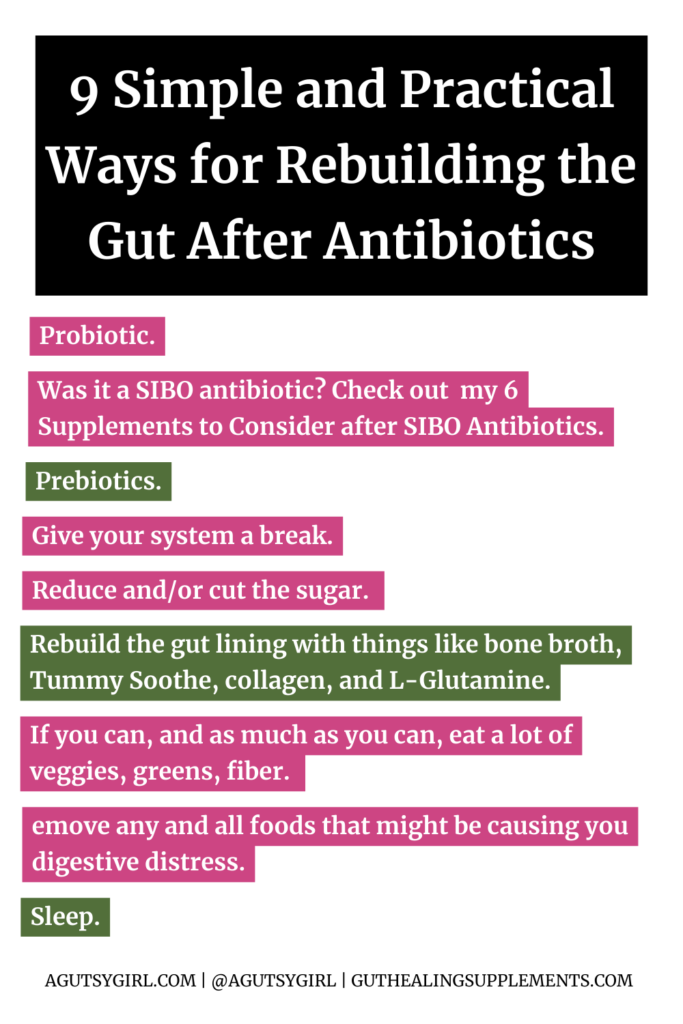 9 Simple and Practical Ways for Rebuilding the Gut After Antibiotics