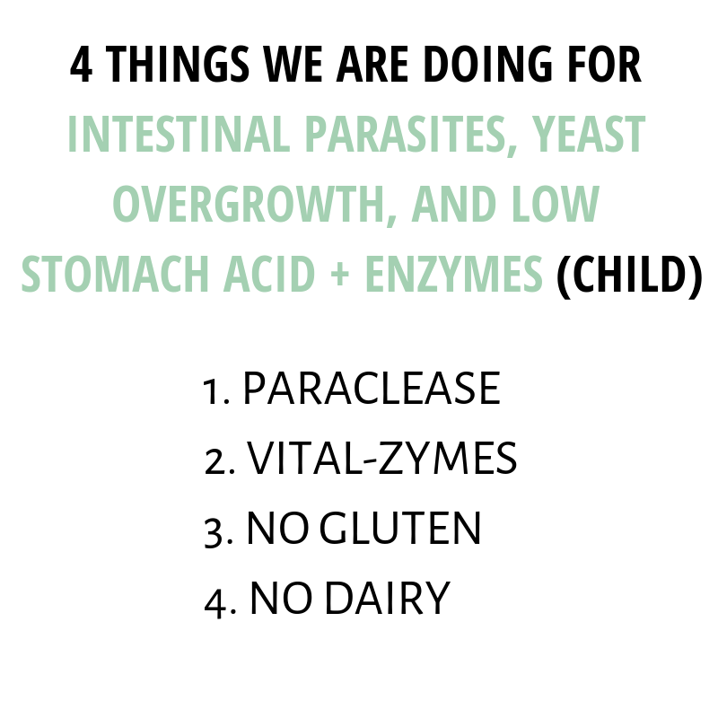 Intestinal Parasites in Children 4 things we are doing agutsygirl.com #childrenshealth #guthealth #guthealing #agutsygirl