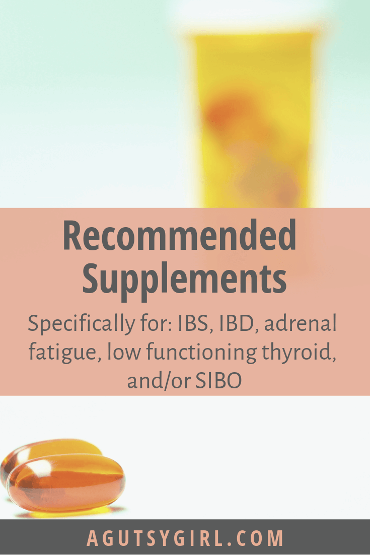 Recommended Supplements agutsygirl.com #supplements #sibo #guthealth