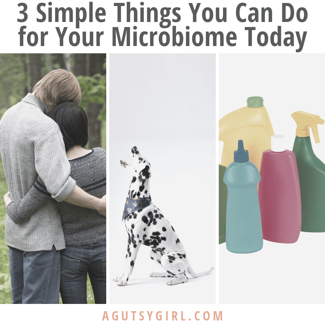 3 Simple Things You Can Do for Your Microbiome Today agutsygirl.com #microbiome