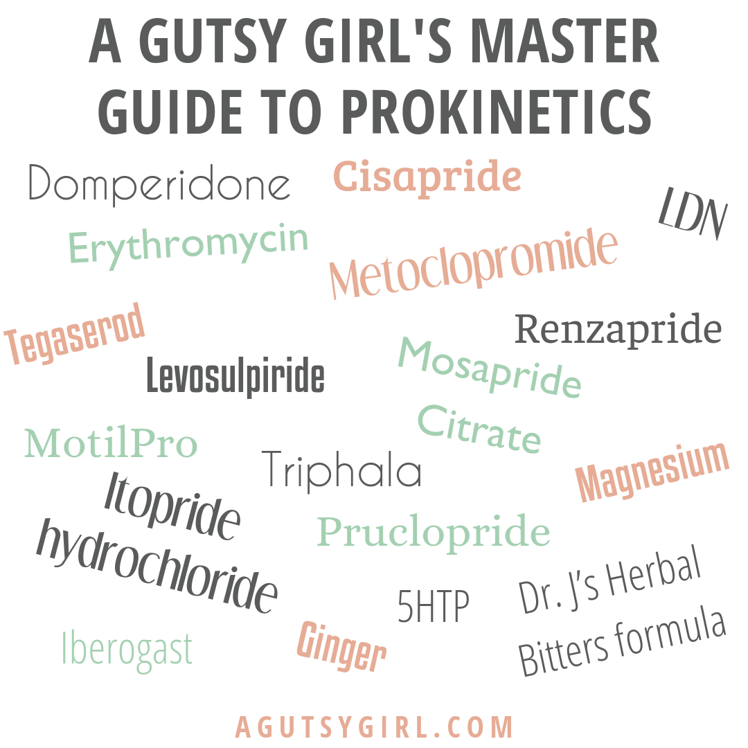 A Gutsy Girl's Master Guide to Prokinetics agutsygirl.com #ibs #SIBO #prokinetics #herbs