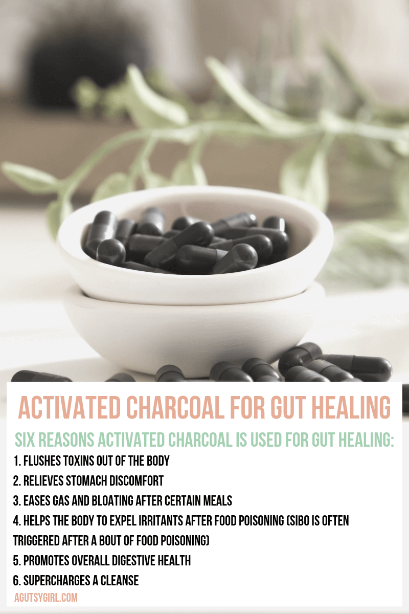 Activated Charcoal for Gut Healing agutsygirl.com Garden #activatedcharcoal #guthealing #detox