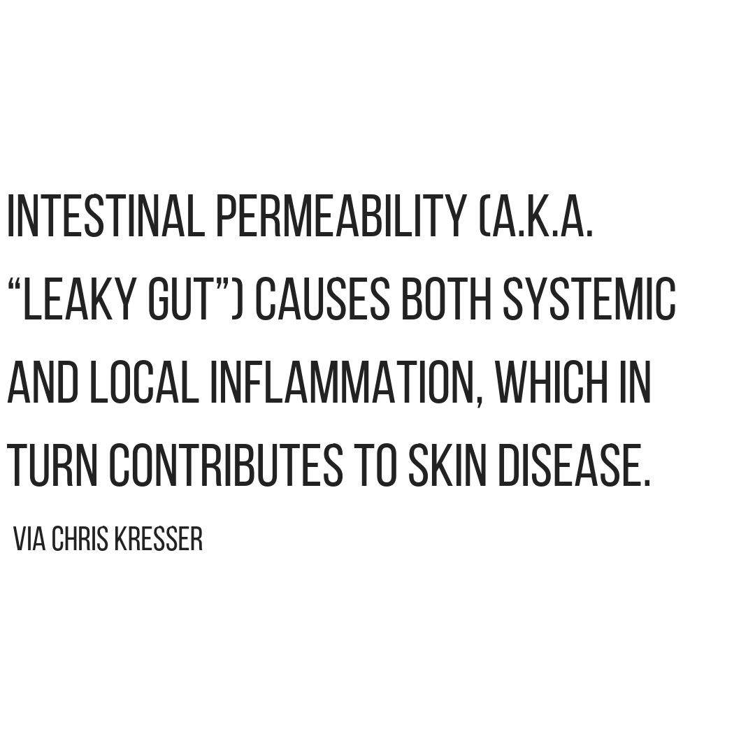 Gut Health and skin 6 Reasons Dry Skin Leads to Breakouts agutsygirl.com #healthyliving #skincare #acne #guthealth