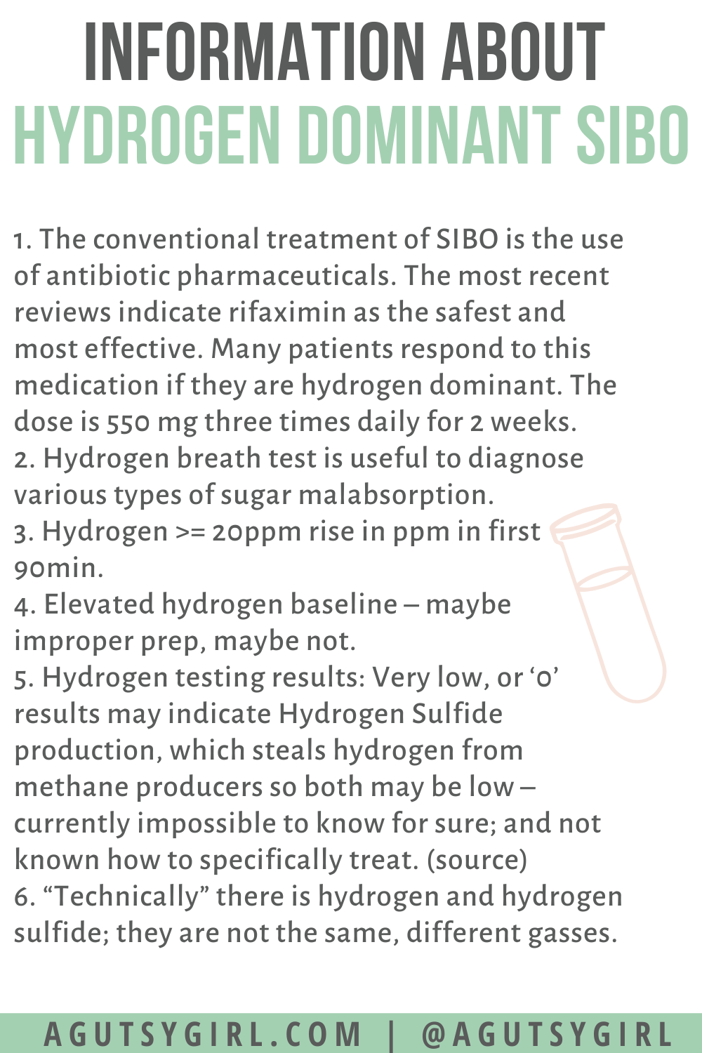 Information About Hydrogen Dominant SIBO What is Hydrogen Dominant SIBO agutsygirl.com #SIBO #fodmap #hydrogen