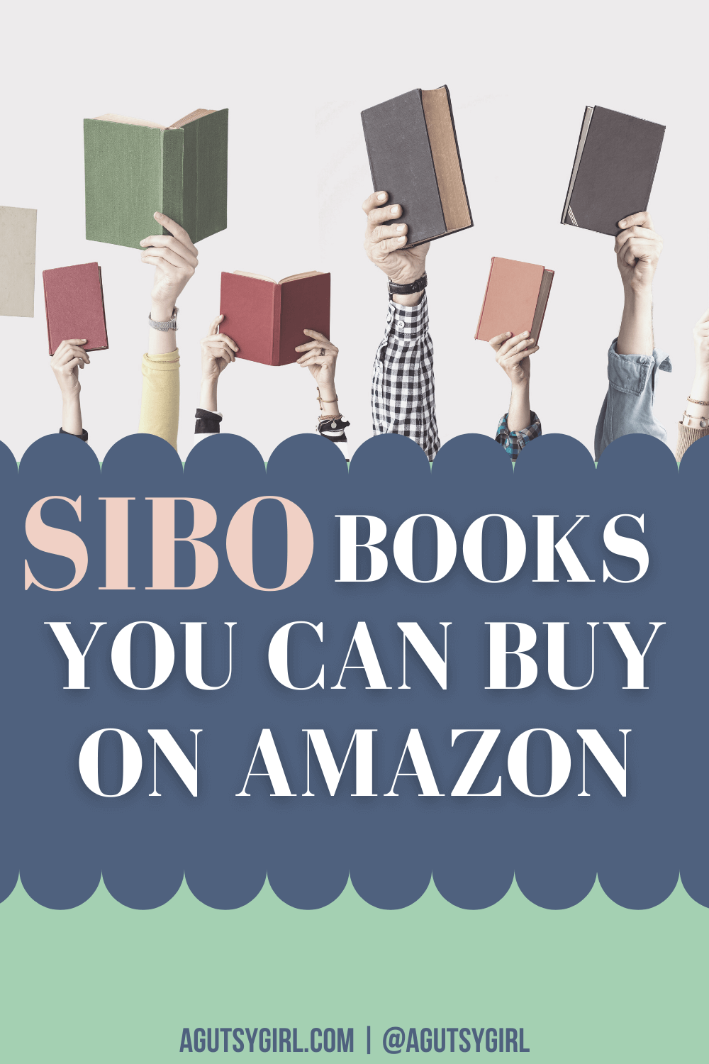 SIBO Books You Can Buy on Amazon agutsygirl.com #amazon #sibo #lowfodmap #fodmapdiet #guthealth