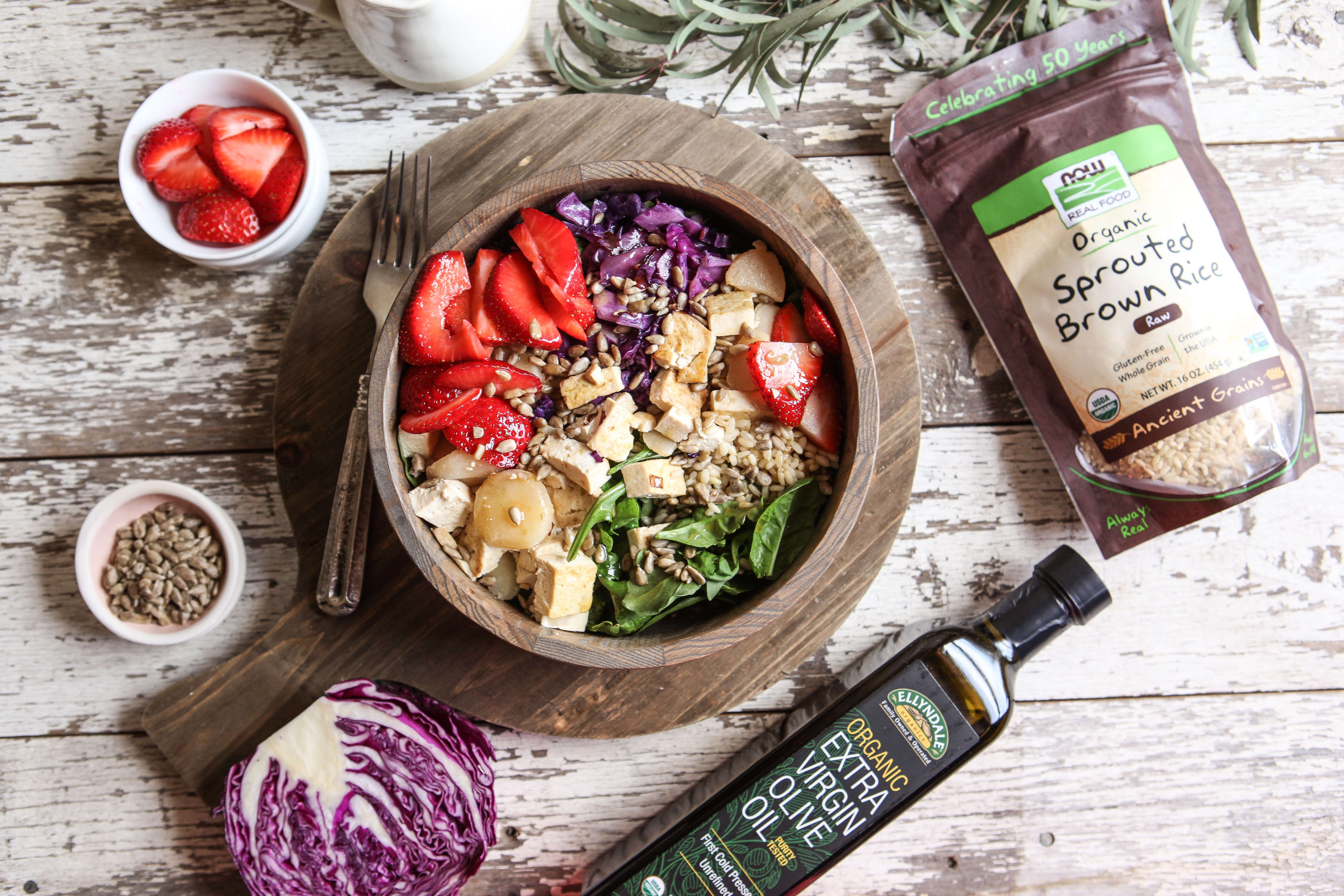 Light 'n Fresh Low-FODMAP Buddha Bowl NOW Foods agutsygirl.com recipe #lowfodmap #guthealing #SIBO #recipes