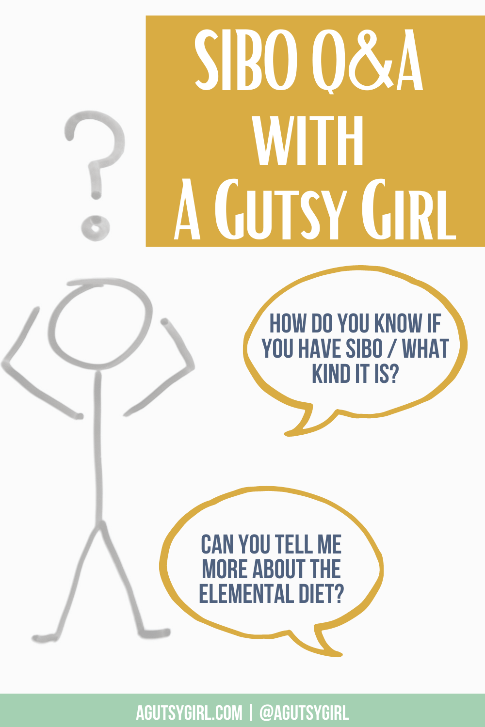 SIBO Q&A with A Gutsy Girl agutsygirl.com #sibo #guthealth #lowfodmap #fodmap