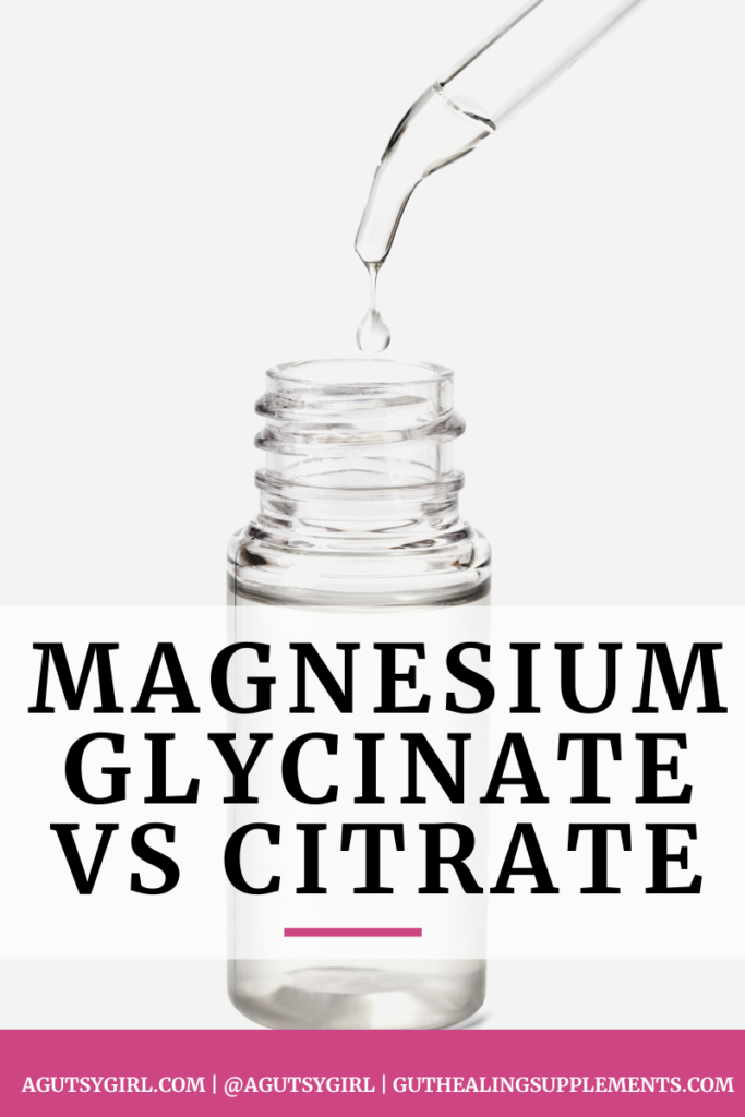 Magnesium Glycinate vs Citrate agutsygirl.com #magnesium
