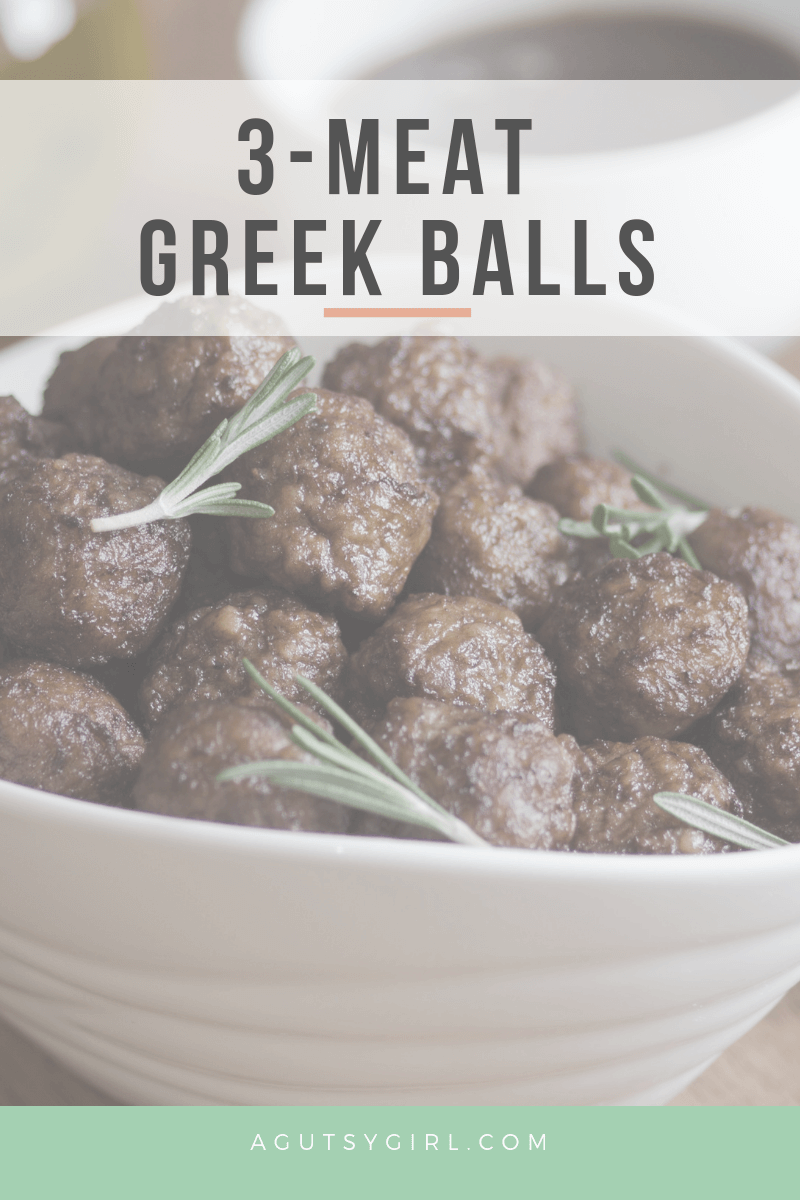 3-Meat Greek Balls agutsygirl.com #paleo #recipes #glutenfree