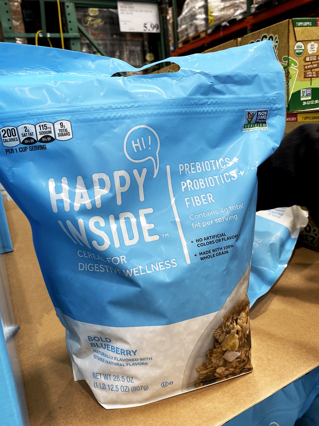 Packaged Foods for Digestive Wellness Get Happy Inside agutsygirl.com #digest #guthealth #cereal #healthyliving