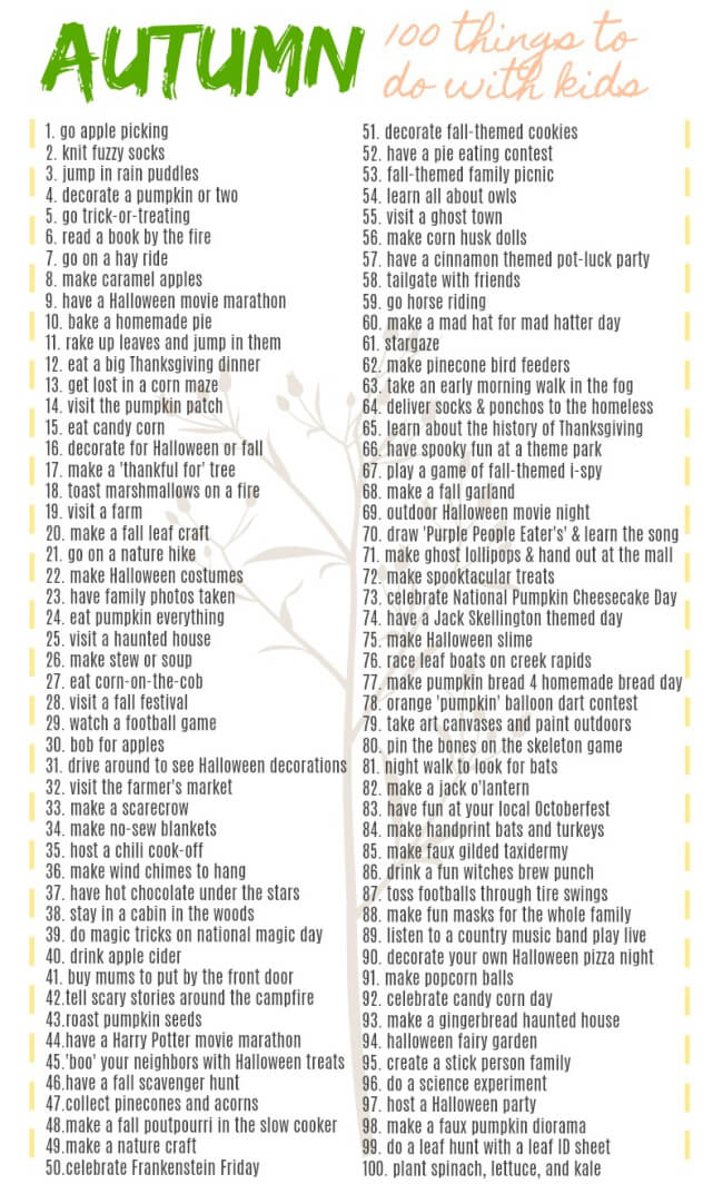 100 things to draw list