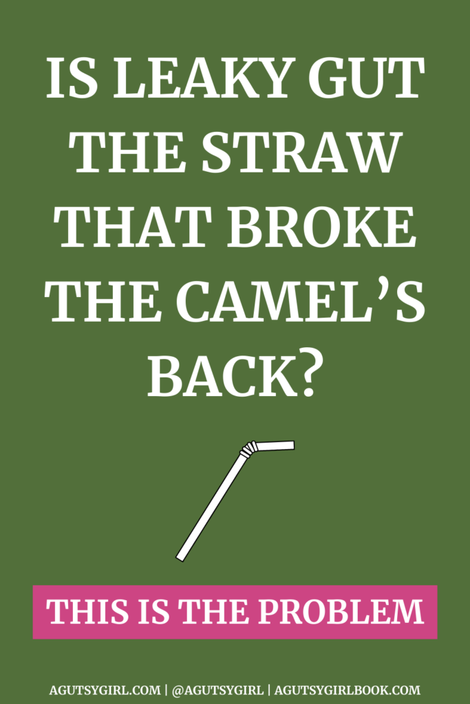 Straw that Broke the Camel's Back agutsygirl.com #leakygut #bloated