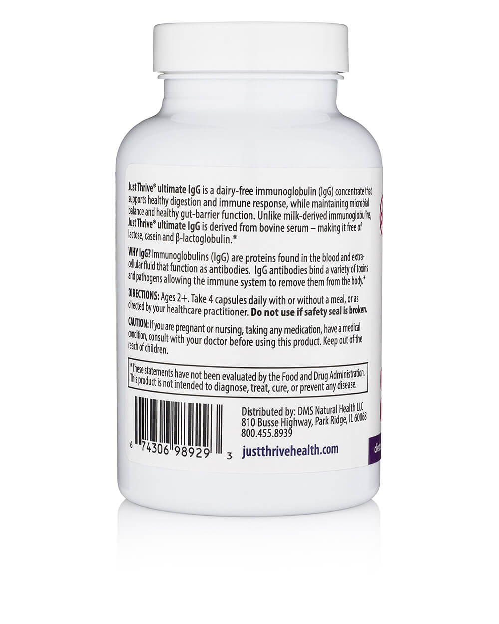 Ultimate IgG Immune and Digestive Support agutsygirl.com #igg #immune #immunesystem #supplement #guthealth Just Thrive Health information