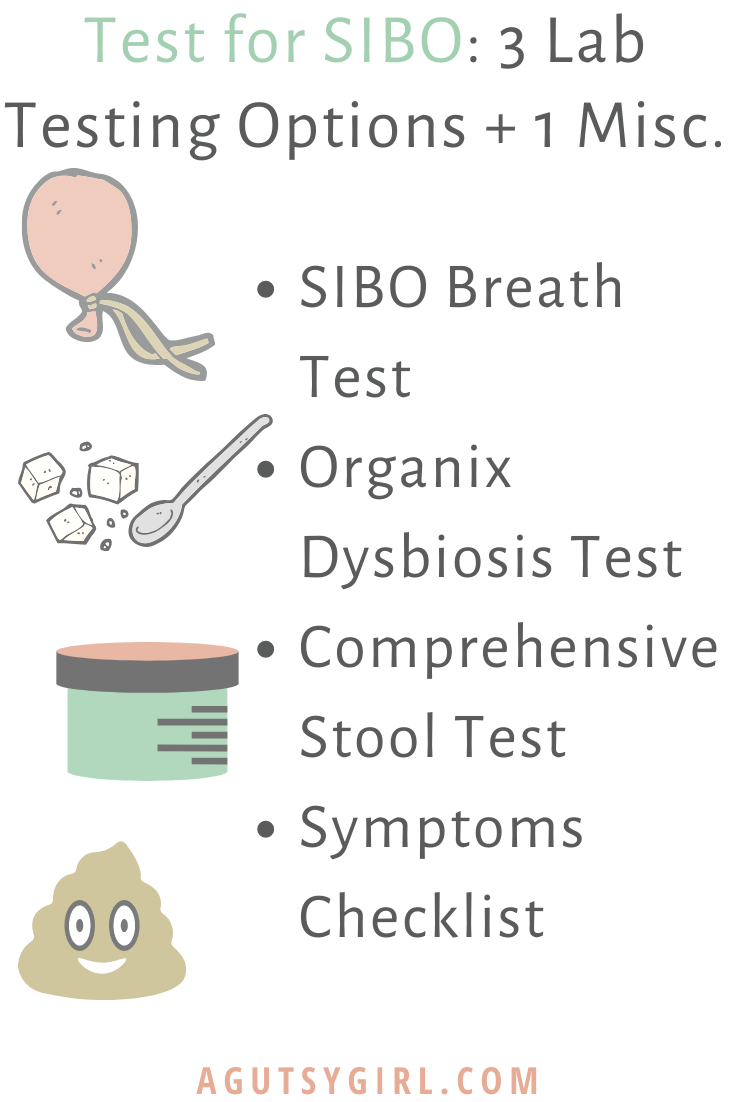 Buyer's Guide to SIBO Tests agutsygirl.com #sibo #fodmap #guthealth lab symptoms