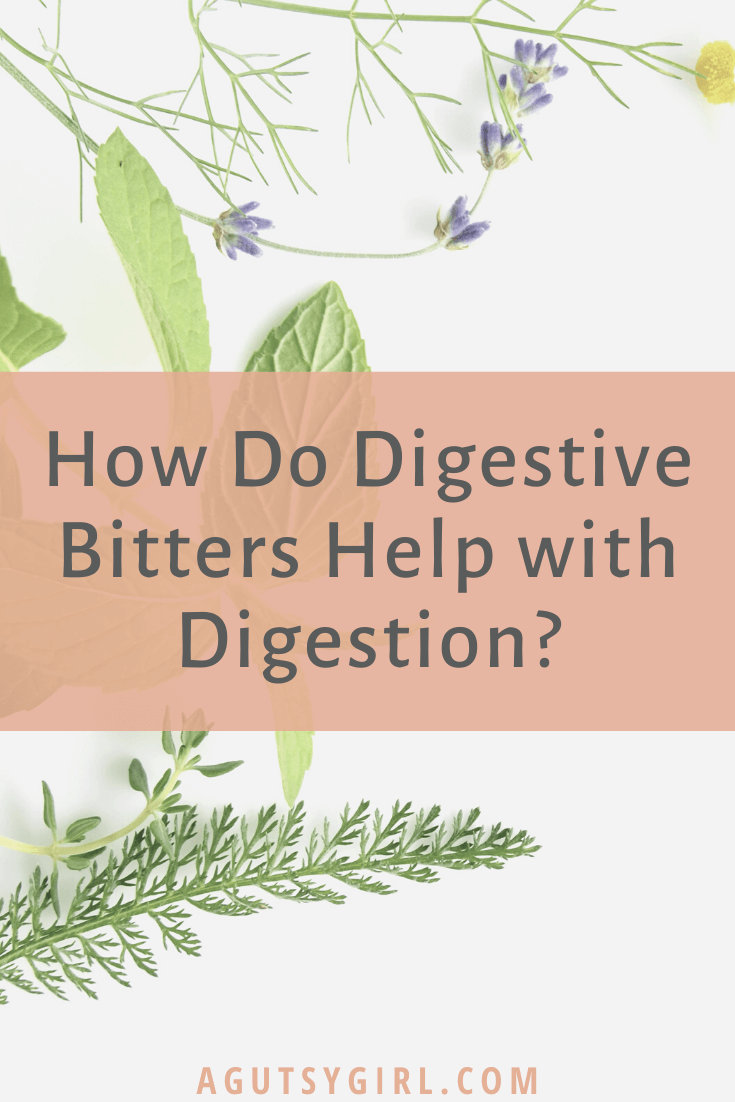 Gut Health Guide to Digestive Bitters agutsygirl.com #guthealth #digestive #digestivebitters bitter