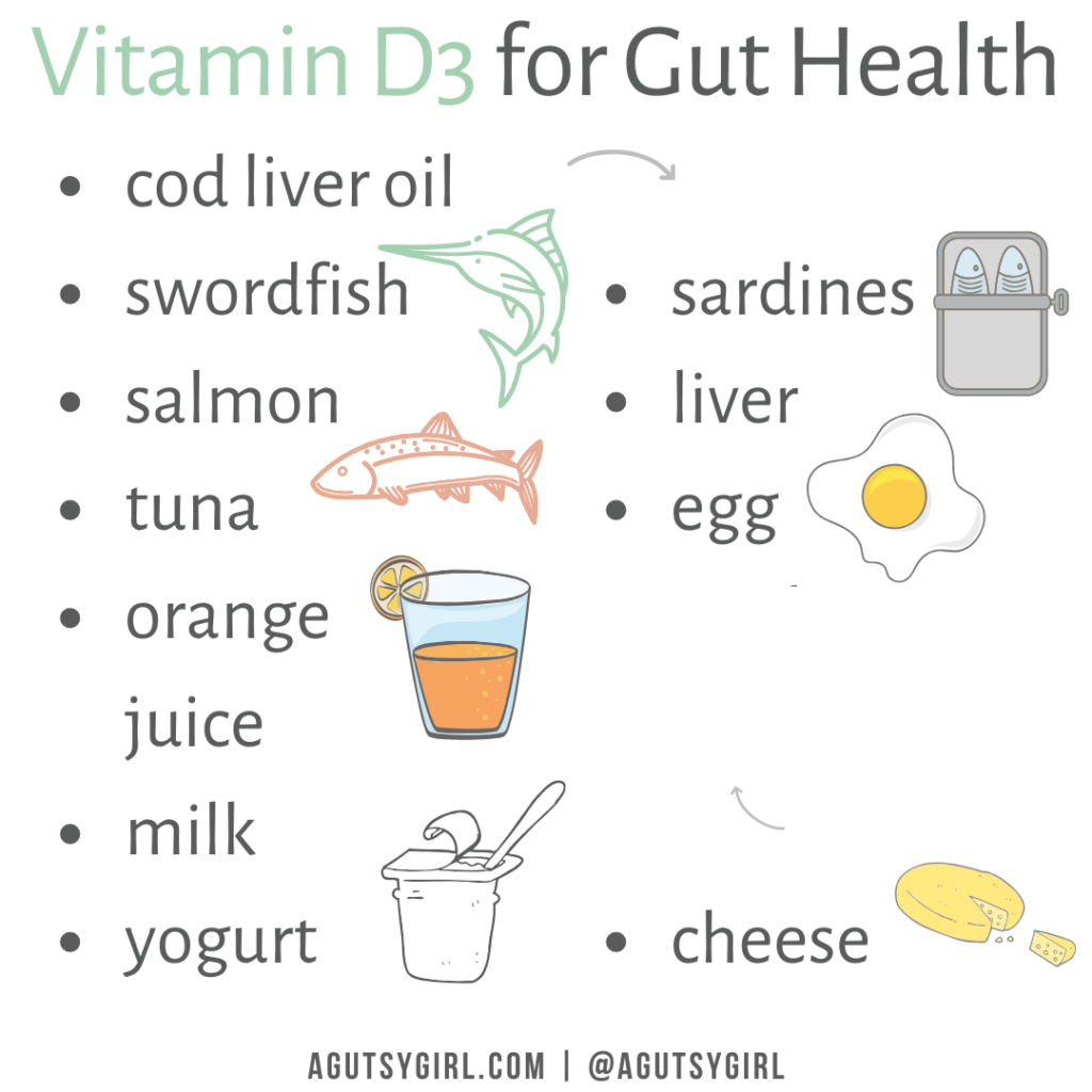 Vitamin D3 for gut Health agutsygirl.com #d3 #vitamind