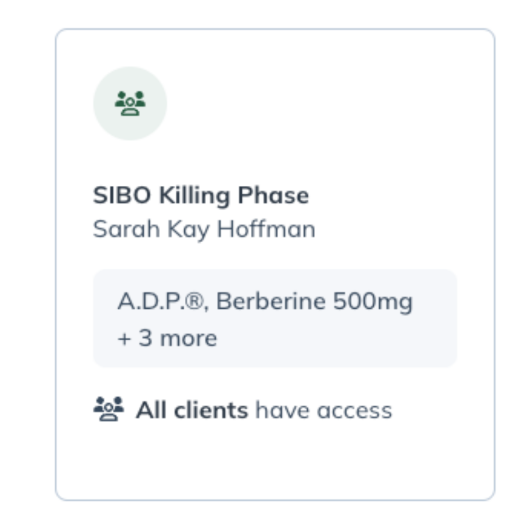 SIBO Killing Phase Fullscript online dispensary agutsygirl.com