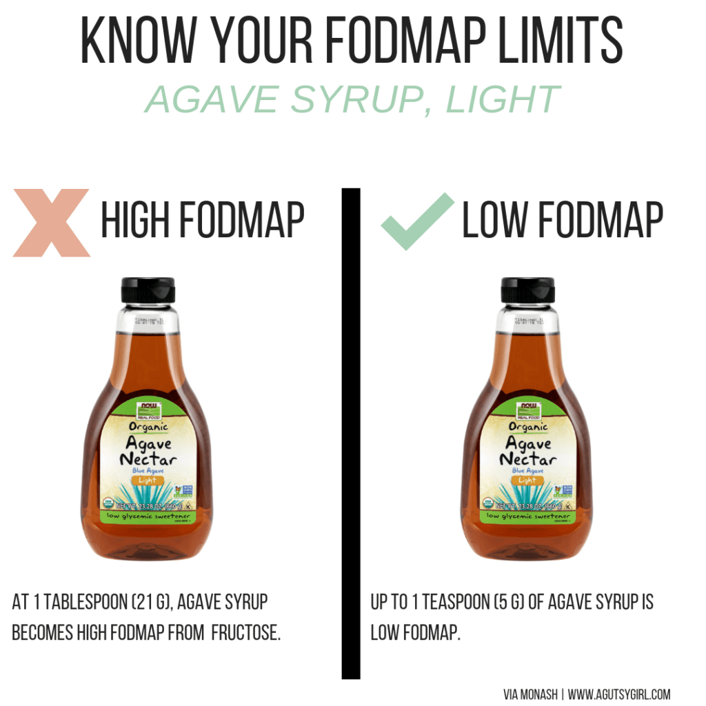 agave syrup, light reasonable sibo e-book should I do the low-FODMAP diet agutsygirl.com #fodmap #lowfodmap #SIBO #ibs #guthealth