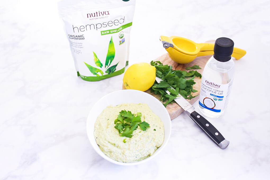 Hemp Hummus agutsygirl.com #glutenfree #hummus #hemp #dairyfree dairy free