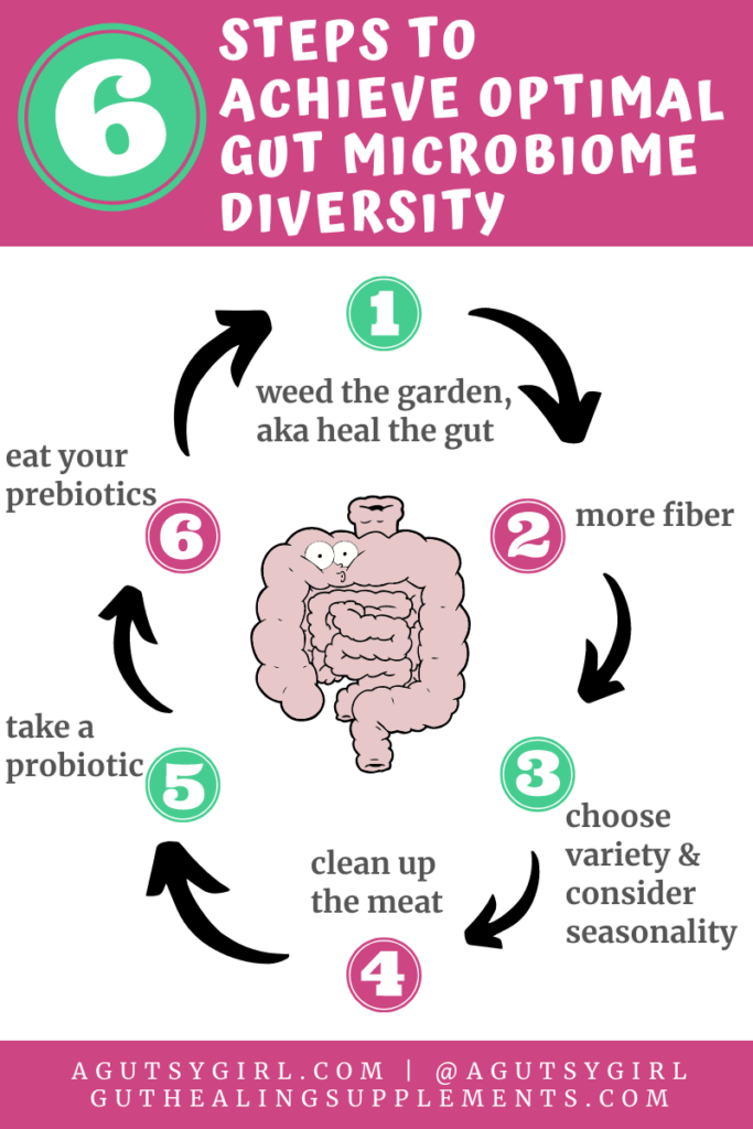 6 steps to achieve optimal gut microbiome diversity agutsygirl.com