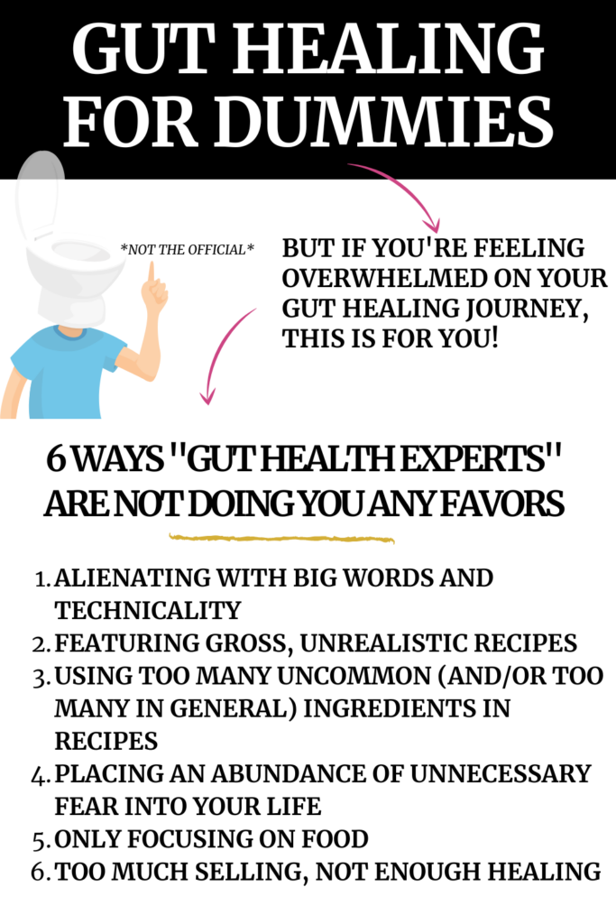 6 ways experts Gut Healing for Dummies agutsygirl.com