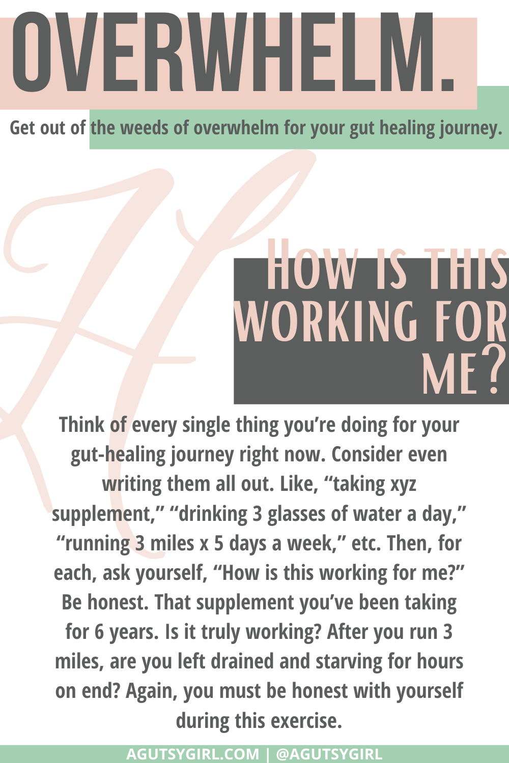 H Gut Healing for Dummies agutsygirl.com #guthealing #guthealth #healthjourney