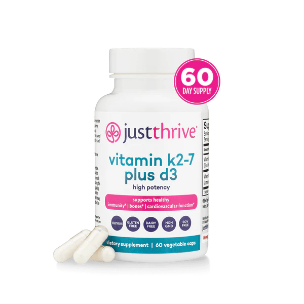 Just Thrive Health Vitamin K2-7 Plus D3